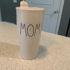 Rae Dunn Mom Tall Mug with Lid